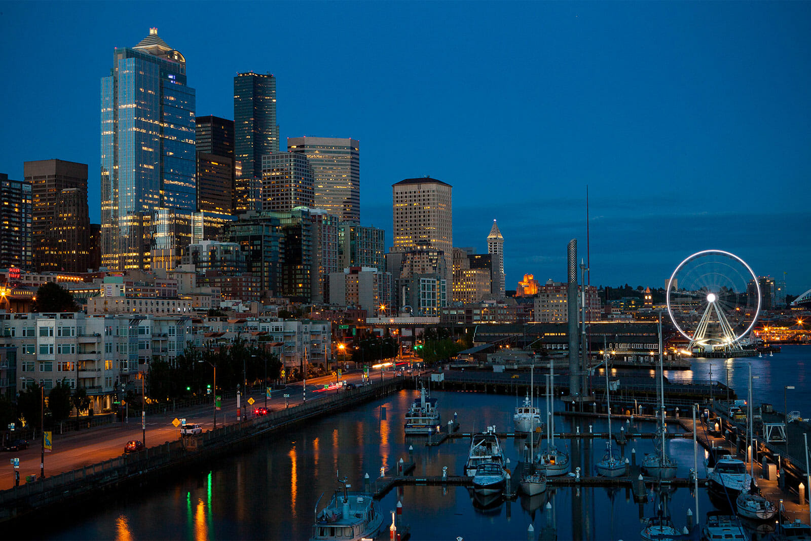 Seattle-Night-Shoot-Background - Cork & Click